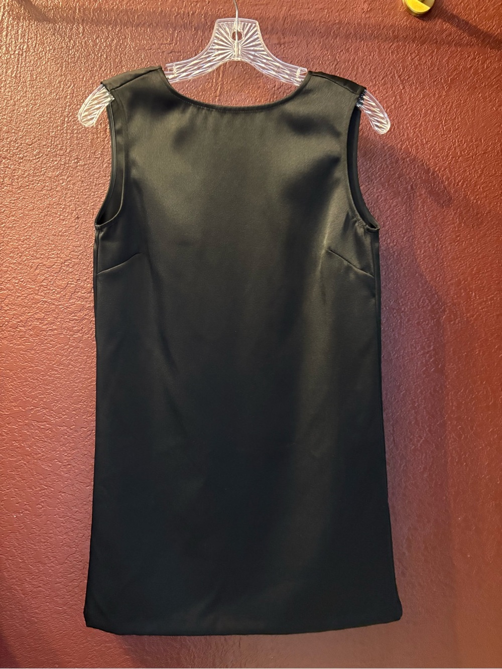 Classic Black Backless Sheath Dress
